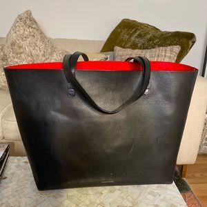 Mansur Gavriel Black Flamma Large Tote